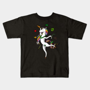 Unicorn Vegan Magical Vegetarian Kids T-Shirt